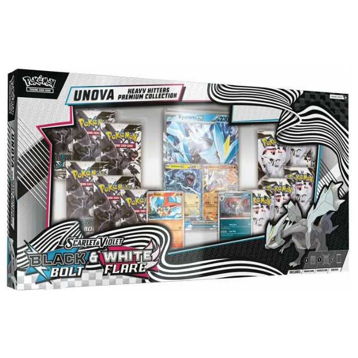 Pokemon TCG UNOVA Heavy Hitters Premium Collection Black Bolt White Flare